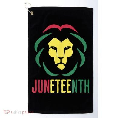 Juneteenth For Men Celebrate Juneteenth Lion Golf Towel