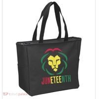 Juneteenth For Men Celebrate Juneteenth Lion Tote Bag thumb 2