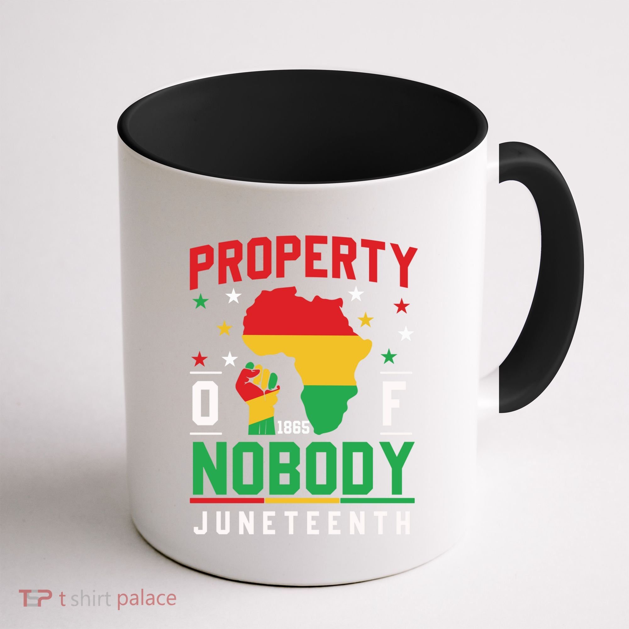 Junenth Freedom Melanin Black Property Of Nobody Cute Gift Coffee Mug