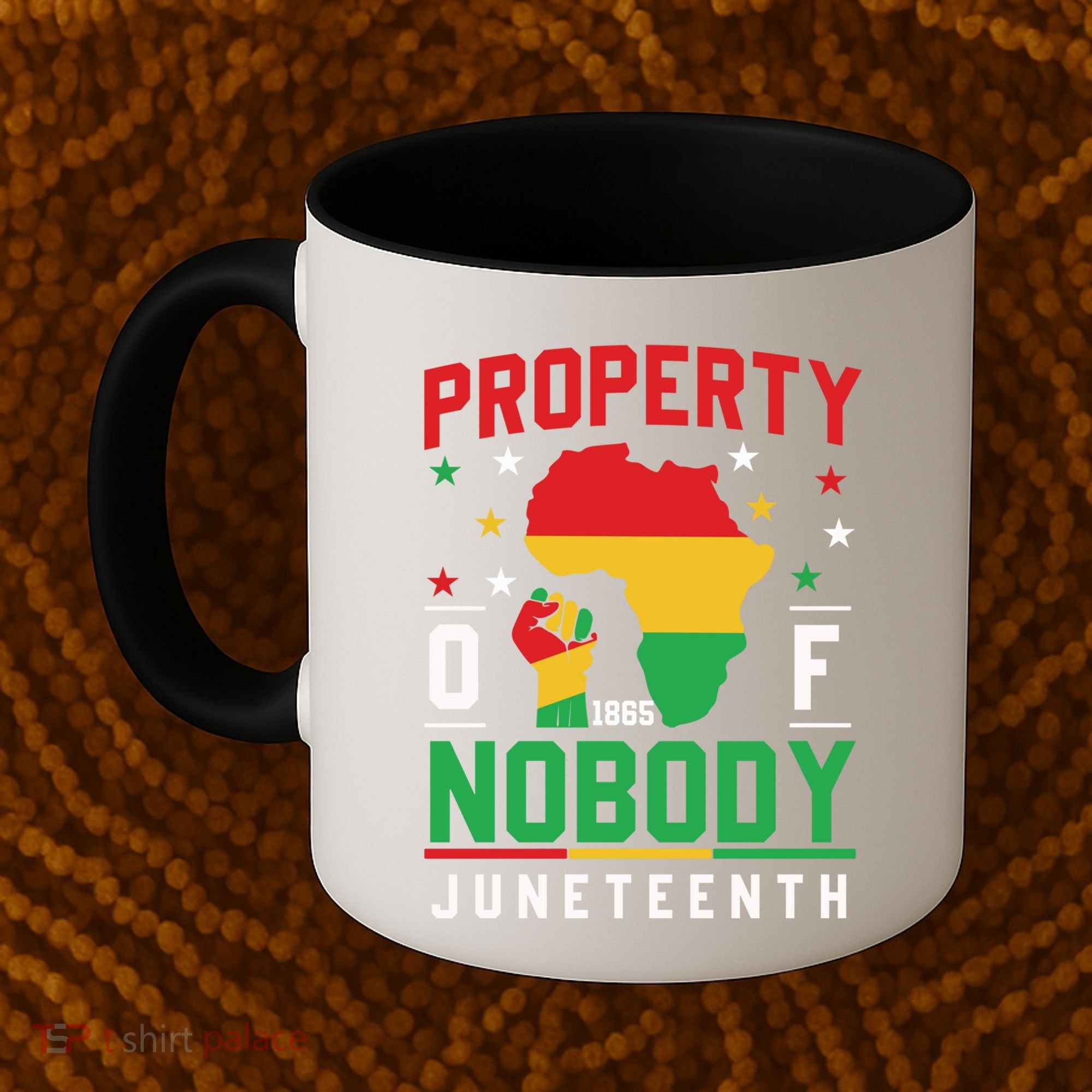 Junenth Freedom Melanin Black Property Of Nobody Cute Gift Coffee Mug