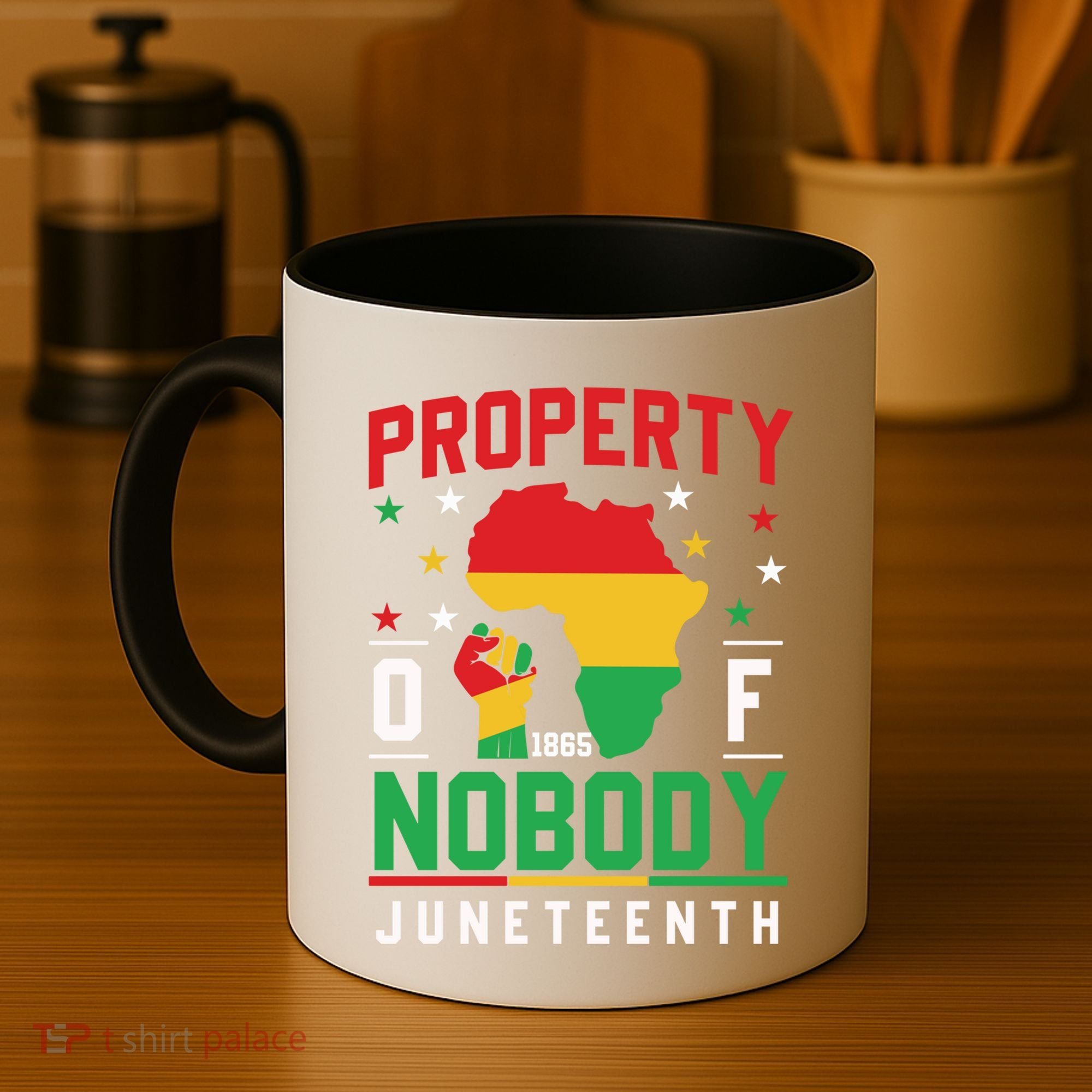 Junenth Freedom Melanin Black Property Of Nobody Cute Gift Coffee Mug