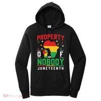 Junenth Freedom Melanin Black Property Of Nobody Cute Gift Women's Hoodie thumb 0