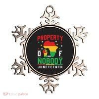 Junenth Freedom Melanin Black Property Of Nobody Cute Gift Ornament thumb 0