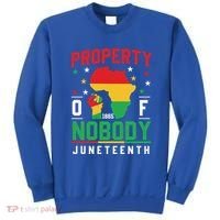 Junenth Freedom Melanin Black Property Of Nobody Cute Gift Sweatshirt thumb 0