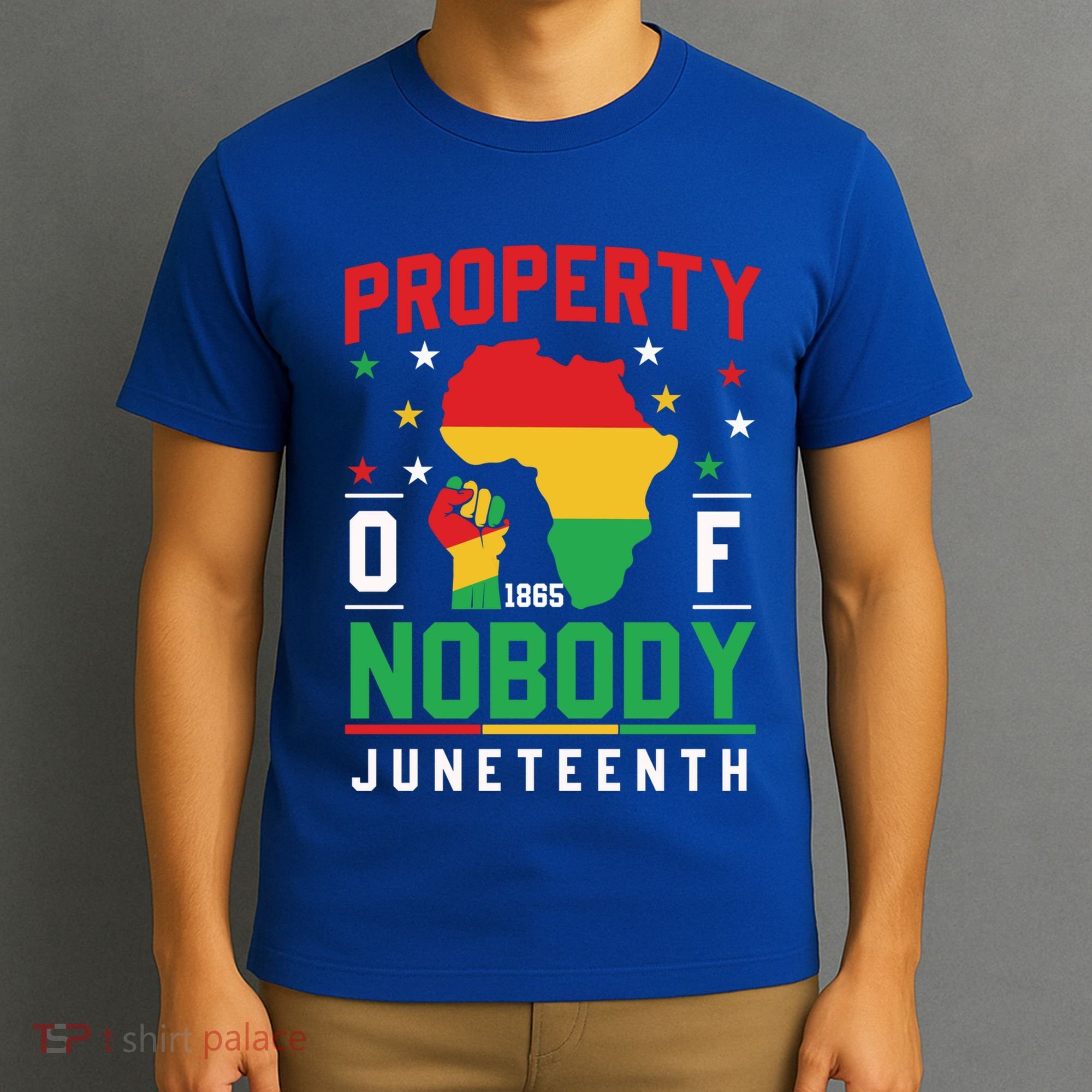 Junenth Freedom Melanin Black Property Of Nobody Cute Gift T-Shirt