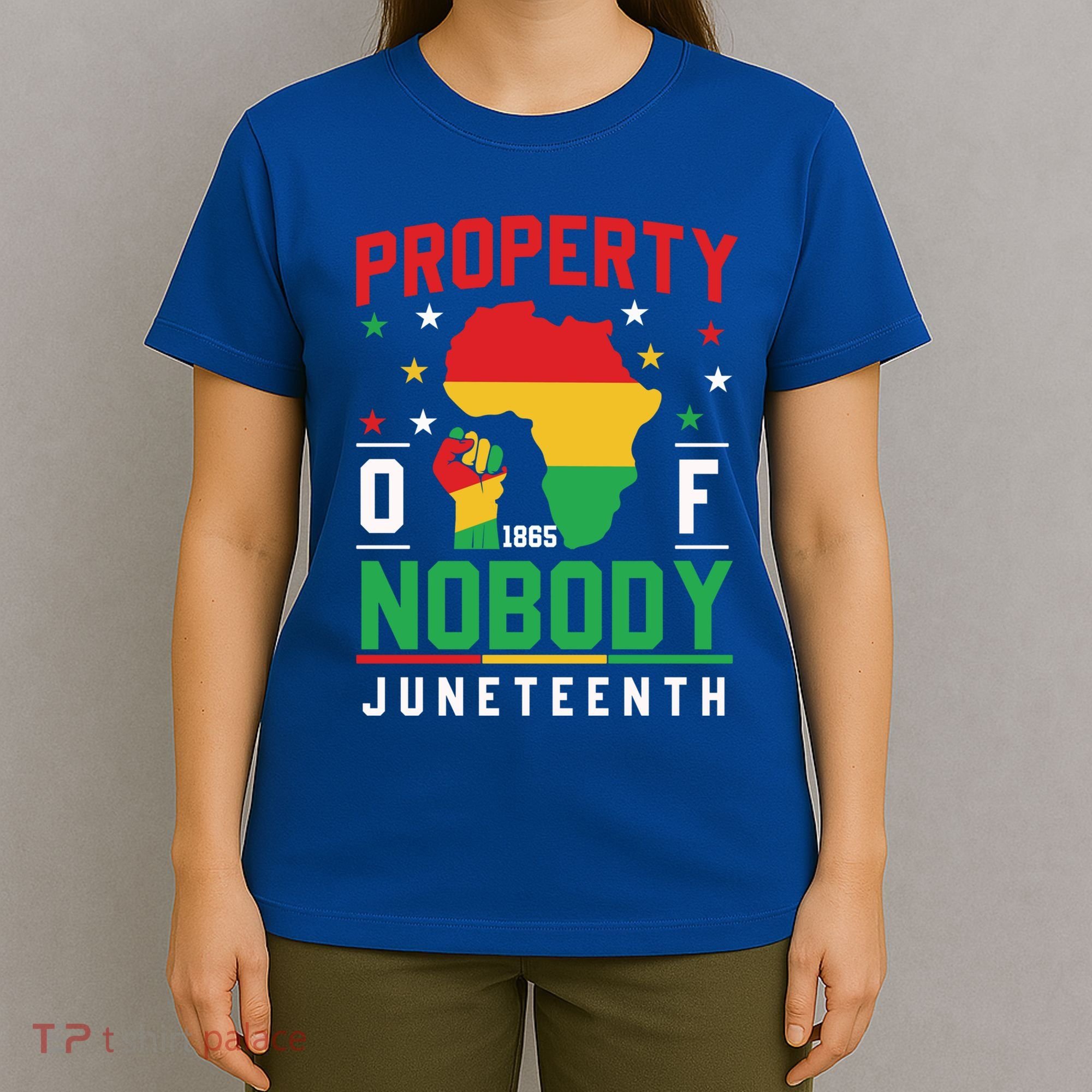 Junenth Freedom Melanin Black Property Of Nobody Cute Gift T-Shirt
