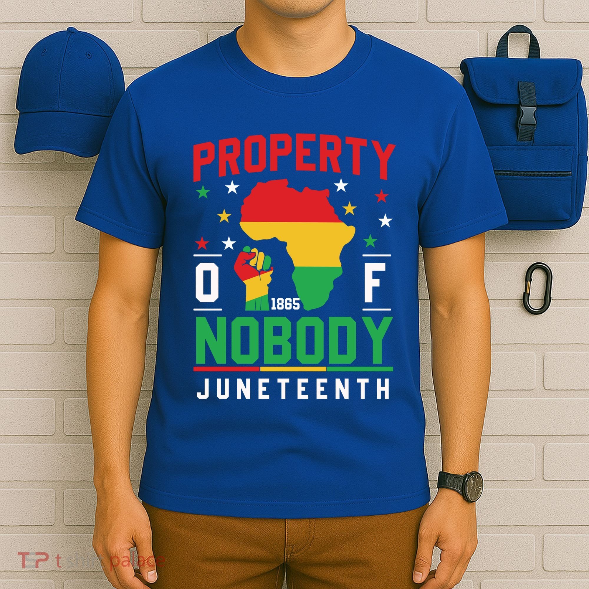 Junenth Freedom Melanin Black Property Of Nobody Cute Gift T-Shirt