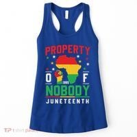 Junenth Freedom Melanin Black Property Of Nobody Cute Gift Women's Tank Top thumb 0
