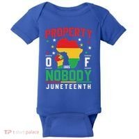 Junenth Freedom Melanin Black Property Of Nobody Cute Gift Baby Bodysuit thumb 0