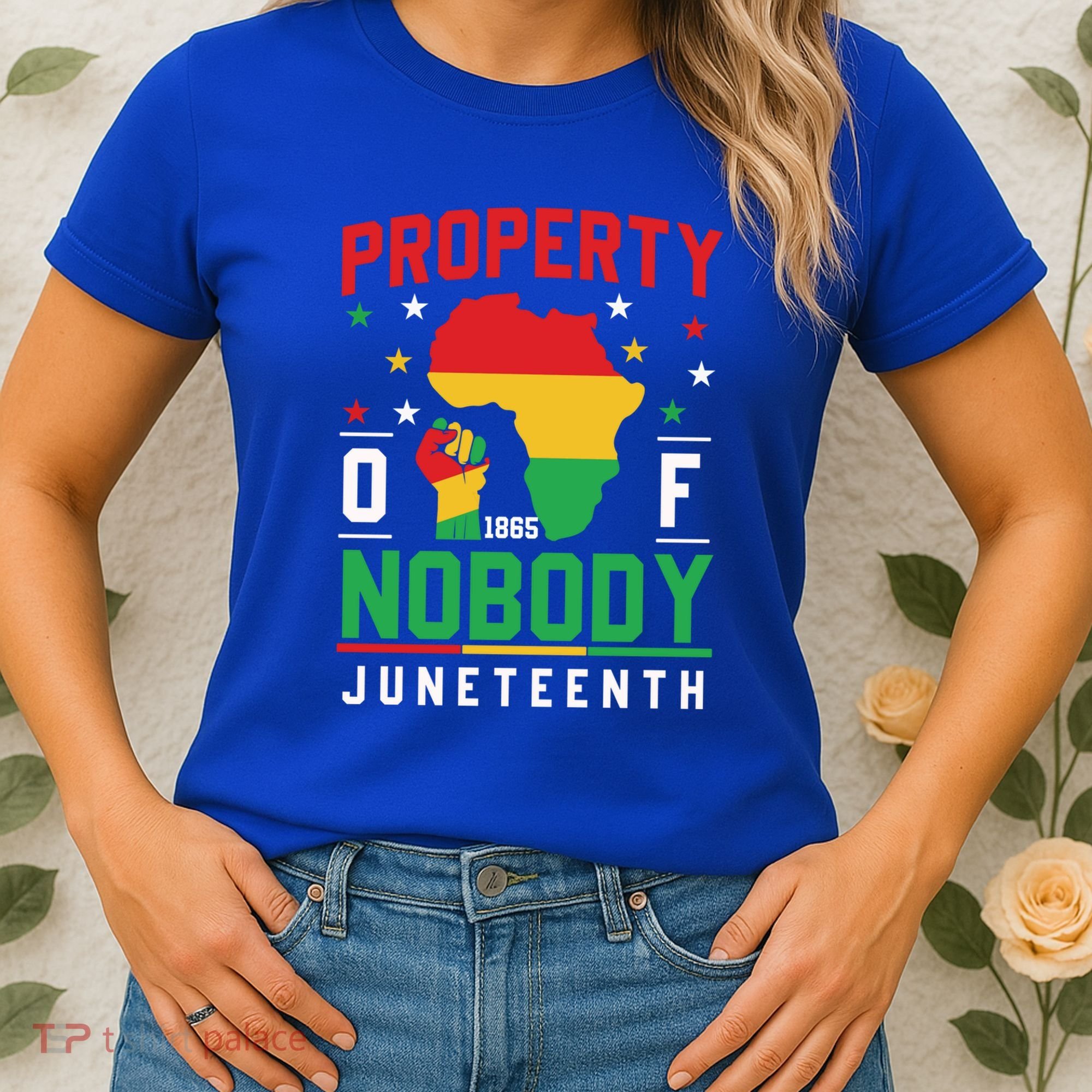 Junenth Freedom Melanin Black Property Of Nobody Cute Gift Women's T-Shirt