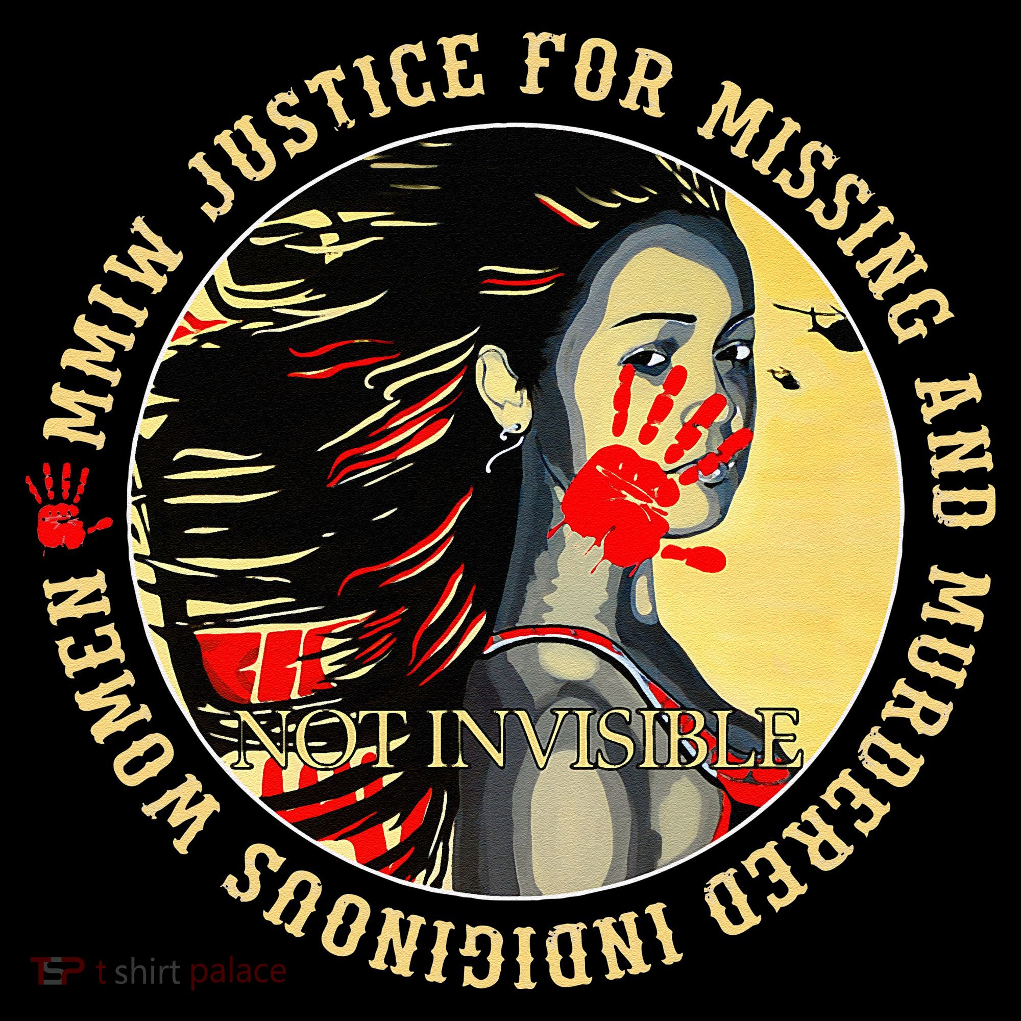 Justice For MMIW Missing Murdered Indigenous Resilient Women V-Neck T-Shirt