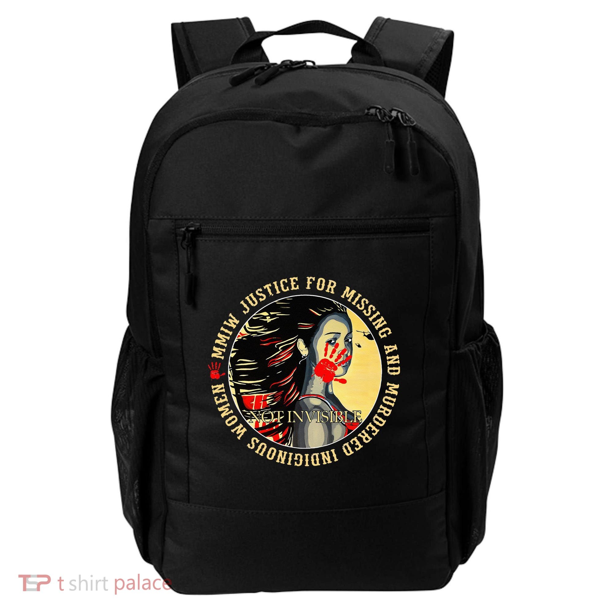 Justice For MMIW Missing Murdered Indigenous Resilient Women Backpack