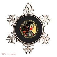 Justice For MMIW Missing Murdered Indigenous Resilient Women Ornament thumb 0