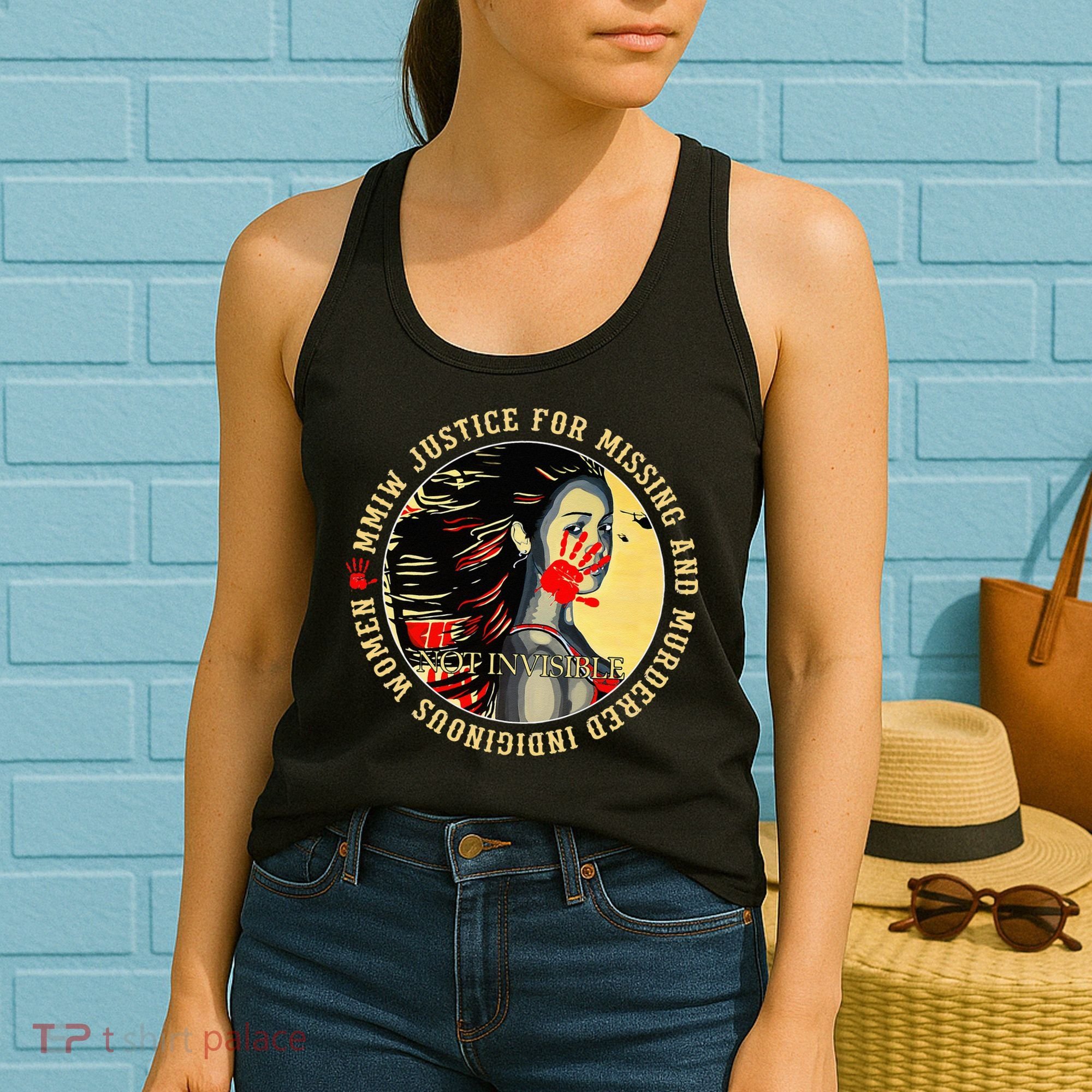 Justice For MMIW Missing Murdered Indigenous Resilient Women Women's Tank Top