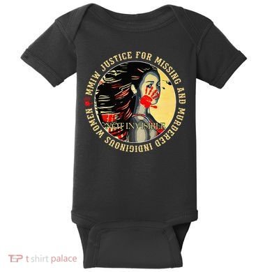Justice For MMIW Missing Murdered Indigenous Resilient Women Baby Bodysuit