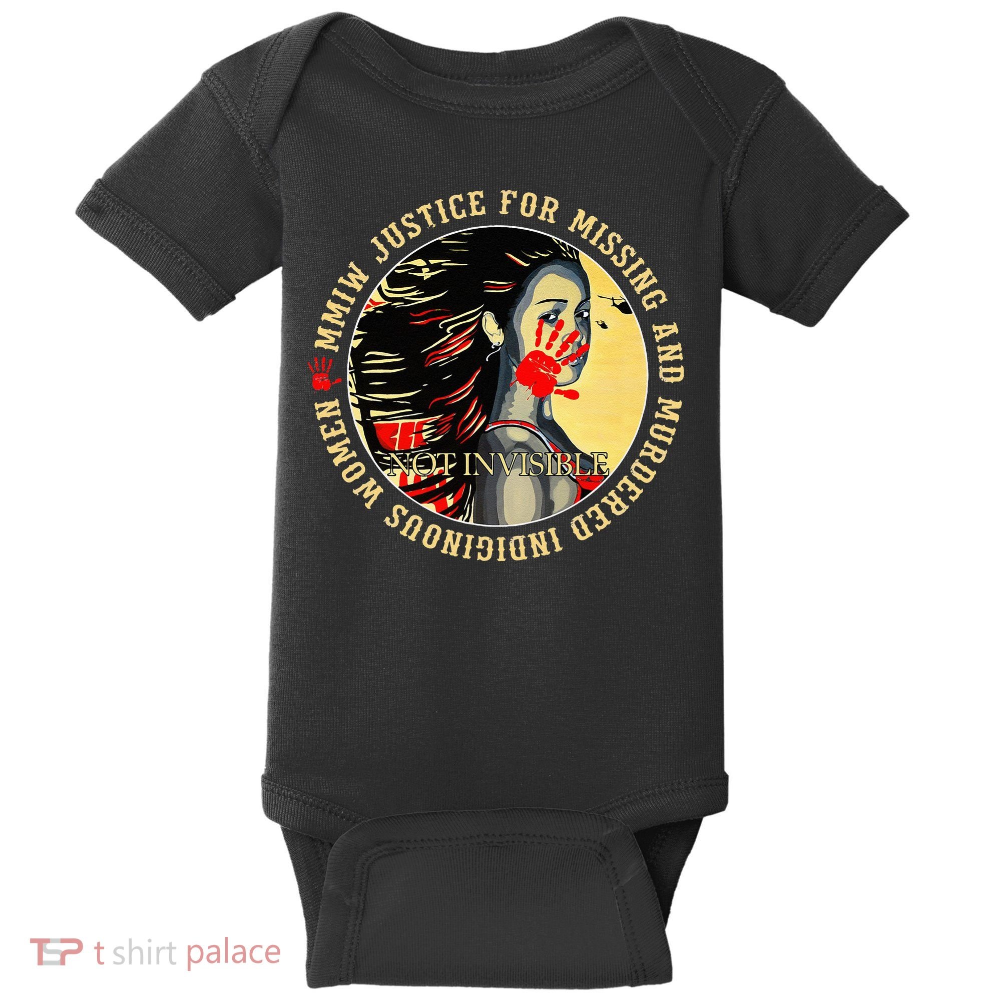 Justice For MMIW Missing Murdered Indigenous Resilient Women Baby Bodysuit