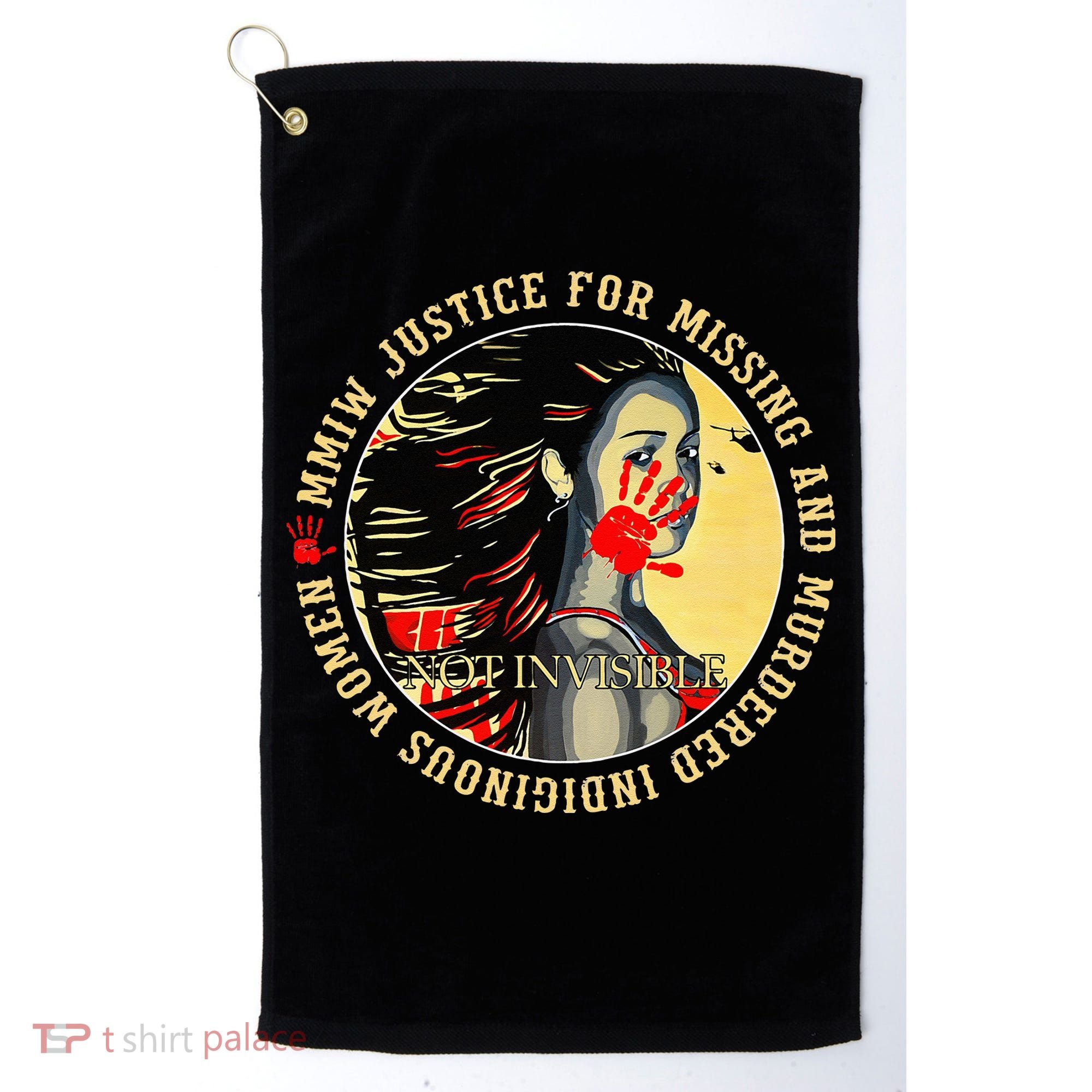 Justice For MMIW Missing Murdered Indigenous Resilient Women Golf Towel