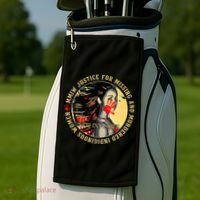 Justice For MMIW Missing Murdered Indigenous Resilient Women Golf Towel thumb 2