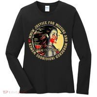 Justice For MMIW Missing Murdered Indigenous Resilient Women Women's Long Sleeve Shirt thumb 0