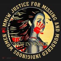 Justice For MMIW Missing Murdered Indigenous Resilient Women Women's Long Sleeve Shirt thumb 2