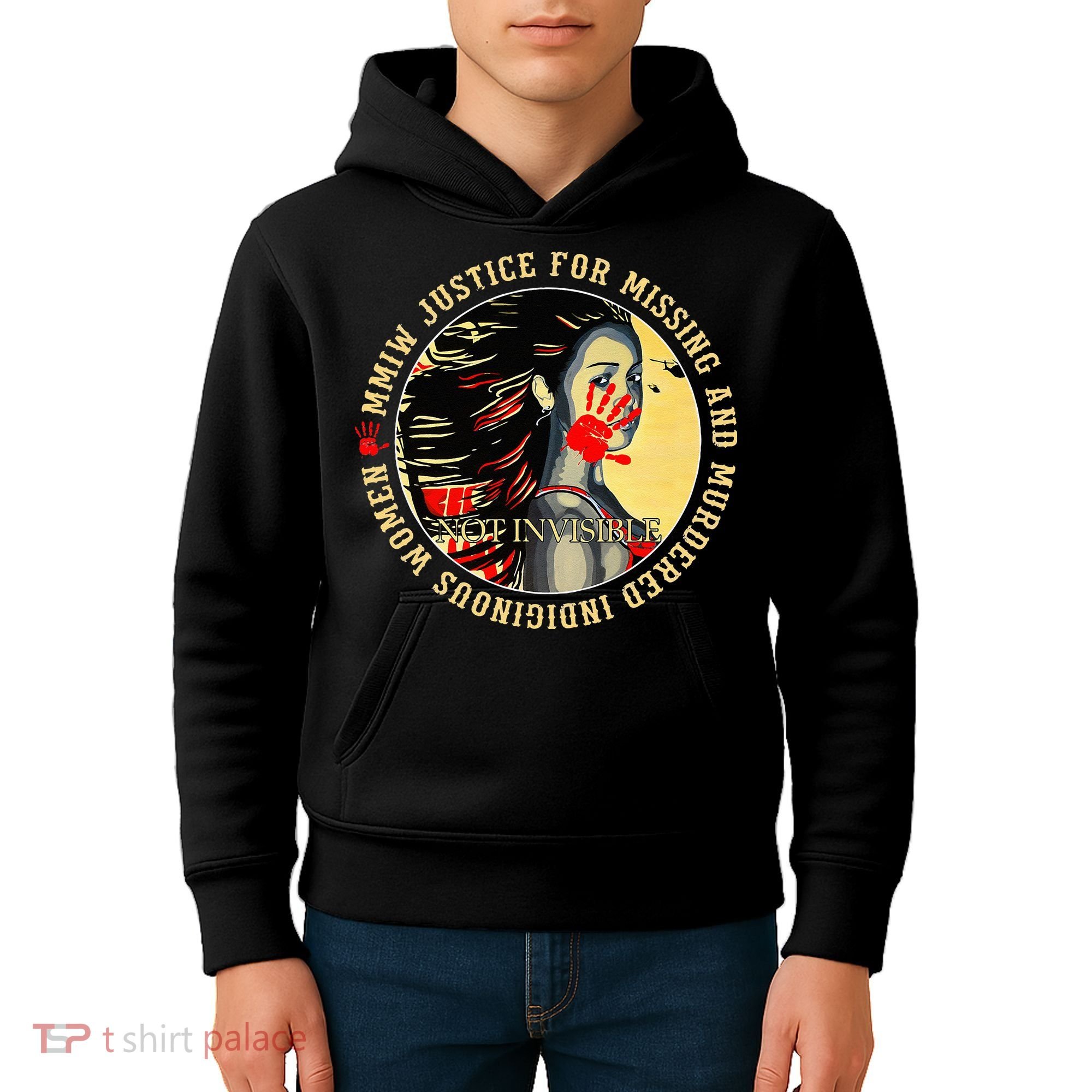Justice For MMIW Missing Murdered Indigenous Resilient Women Kids Hoodie