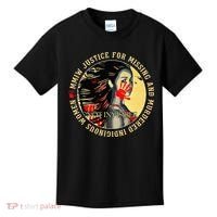 Justice For MMIW Missing Murdered Indigenous Resilient Women Kids T-Shirt thumb 0