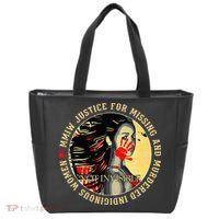 Justice For MMIW Missing Murdered Indigenous Resilient Women Tote Bag thumb 0