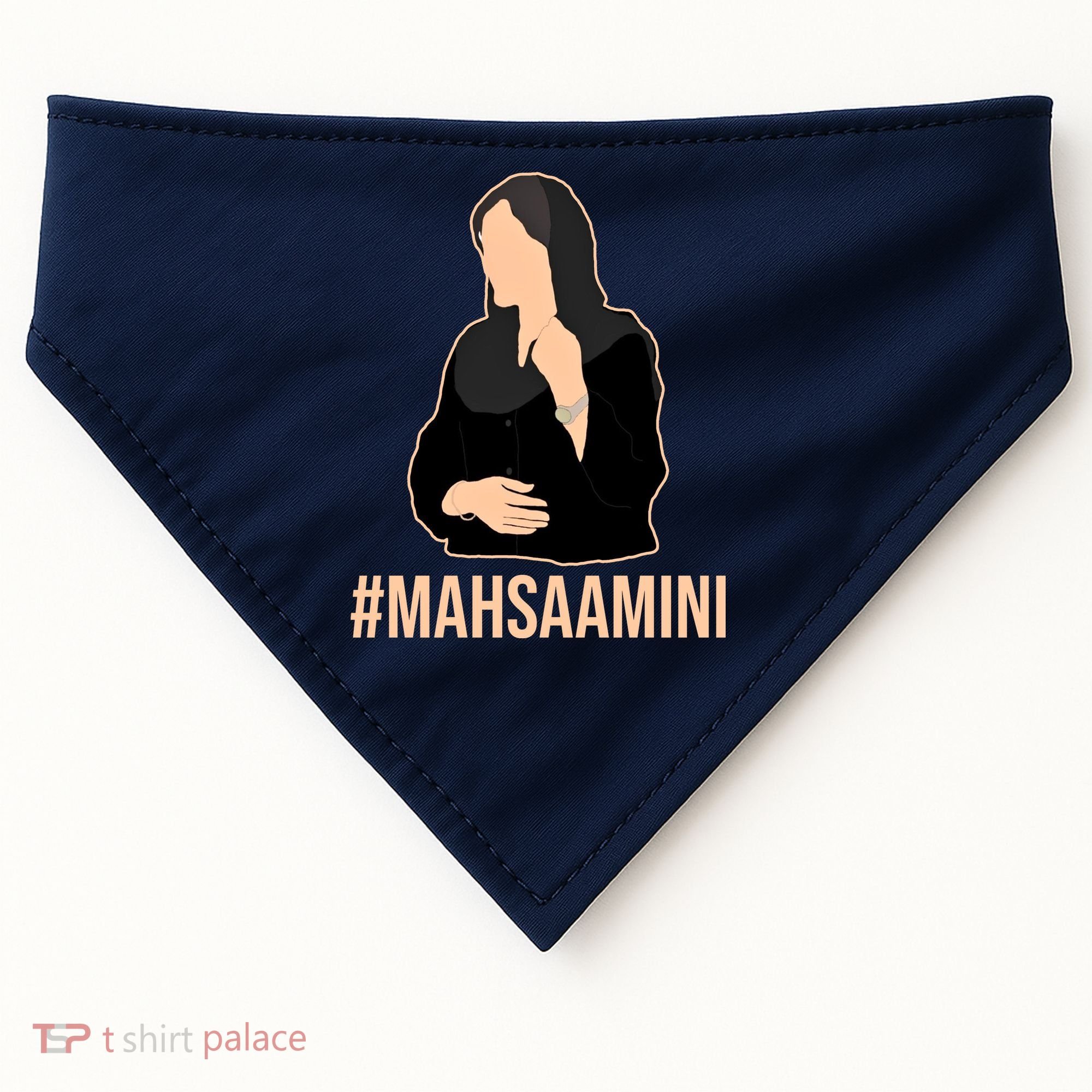 Justice For Mahsa Amini USA-Made Doggie Bandana