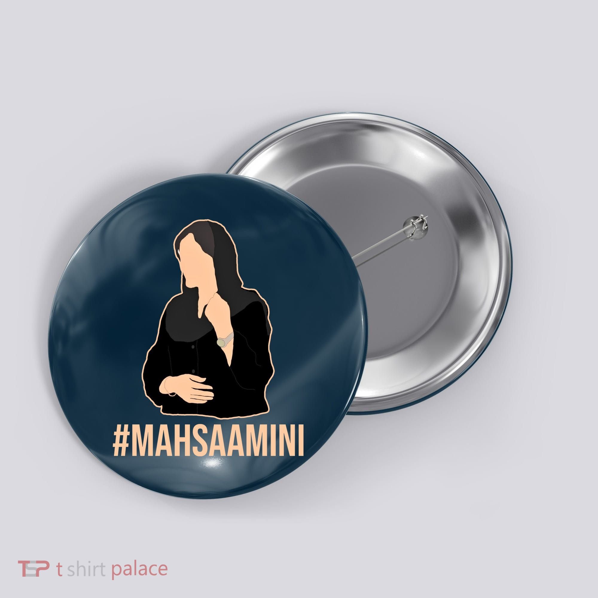 Justice For Mahsa Amini Button