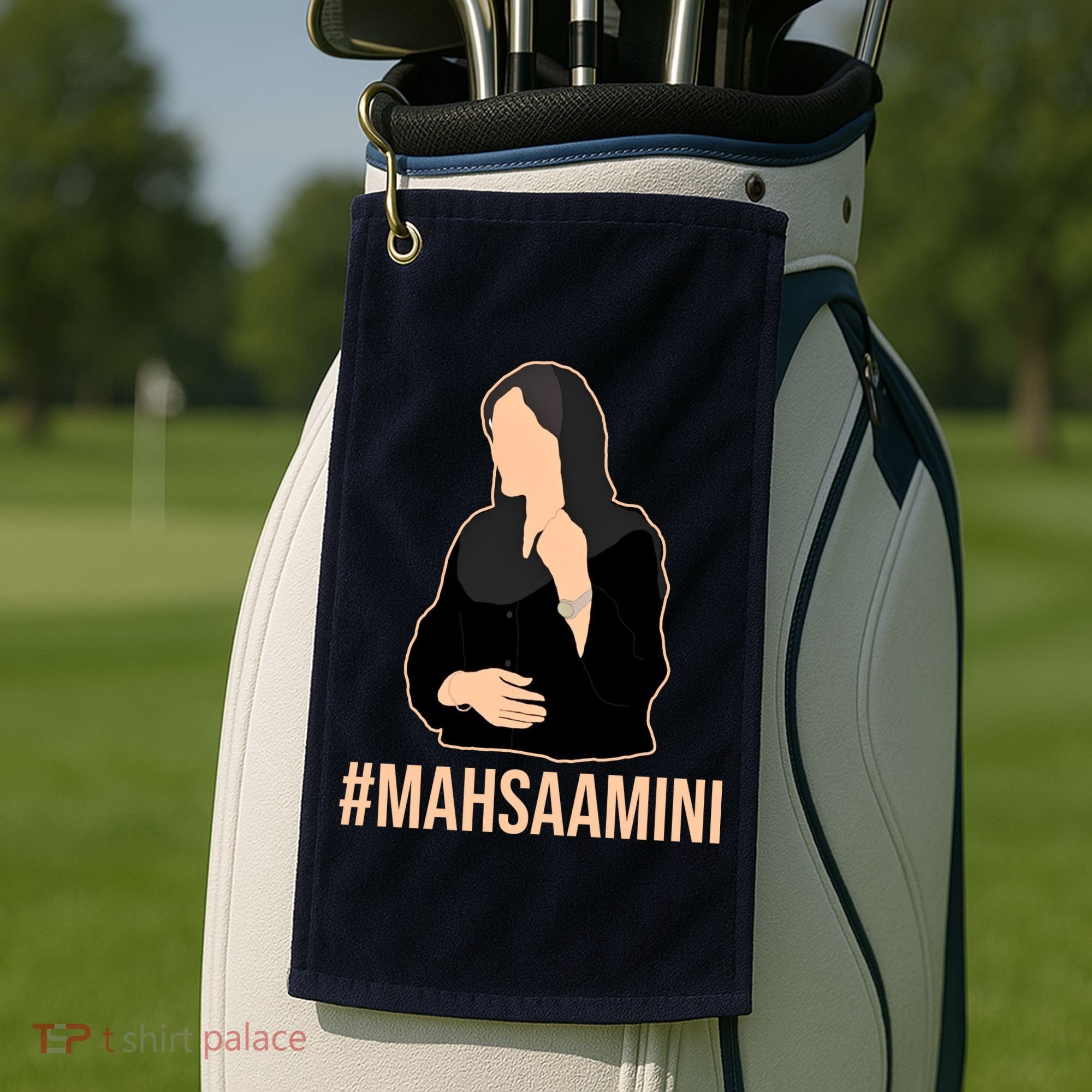 Justice For Mahsa Amini Golf Towel