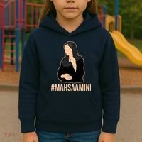 Justice For Mahsa Amini Kids Hoodie thumb 3