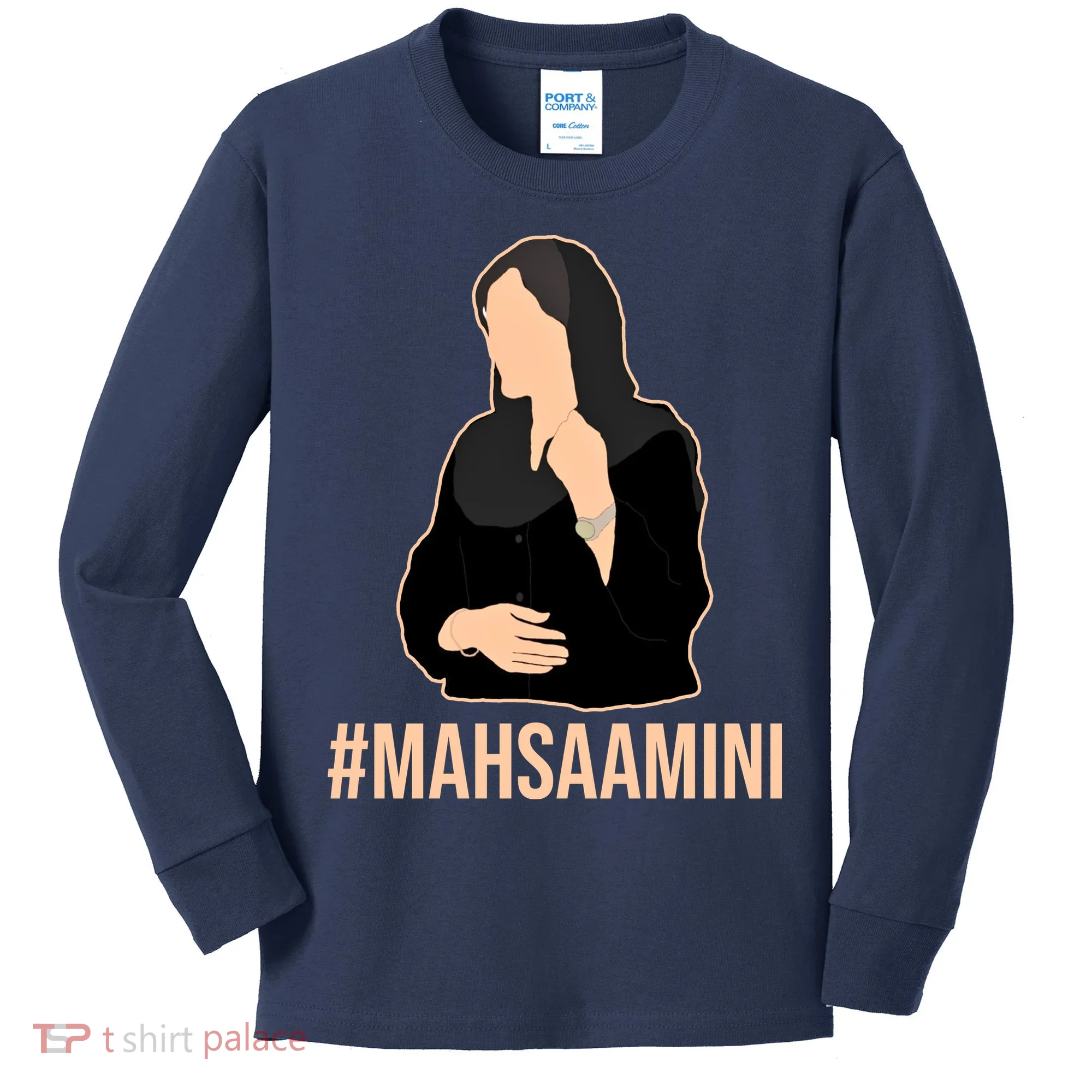 Justice For Mahsa Amini Kids Long Sleeve Shirt