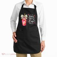 Jesus Fills My Cup Valentine Jesus Loves Me Apron thumb 2