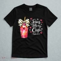 Jesus Fills My Cup Valentine Jesus Loves Me T-Shirt thumb 5