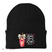Jesus Fills My Cup Valentine Jesus Loves Me Beanie thumb 0