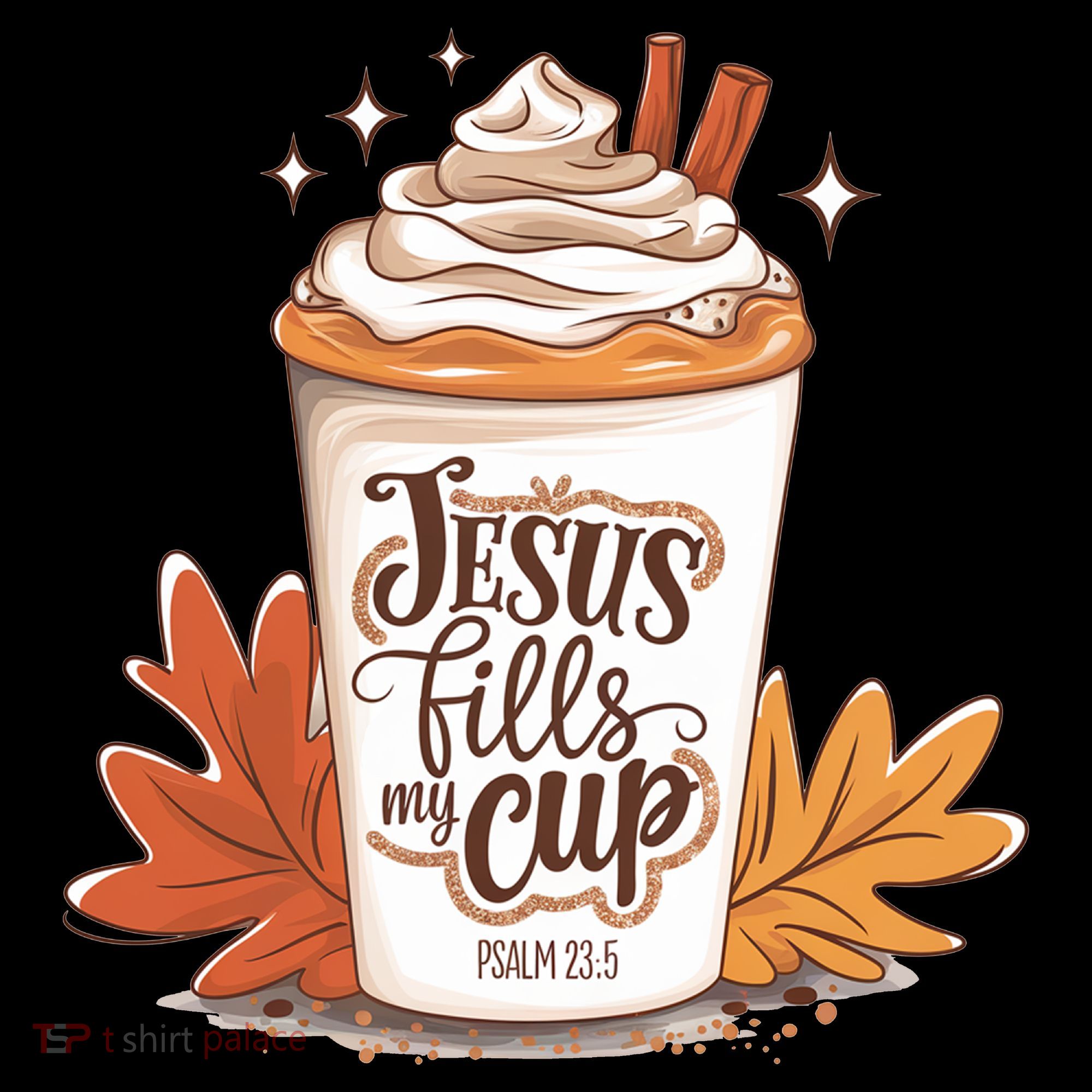 Jesus Fills My Cup Autumn Christian Coffee Mug