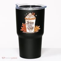 Jesus Fills My Cup Autumn Christian Tumbler thumb 0