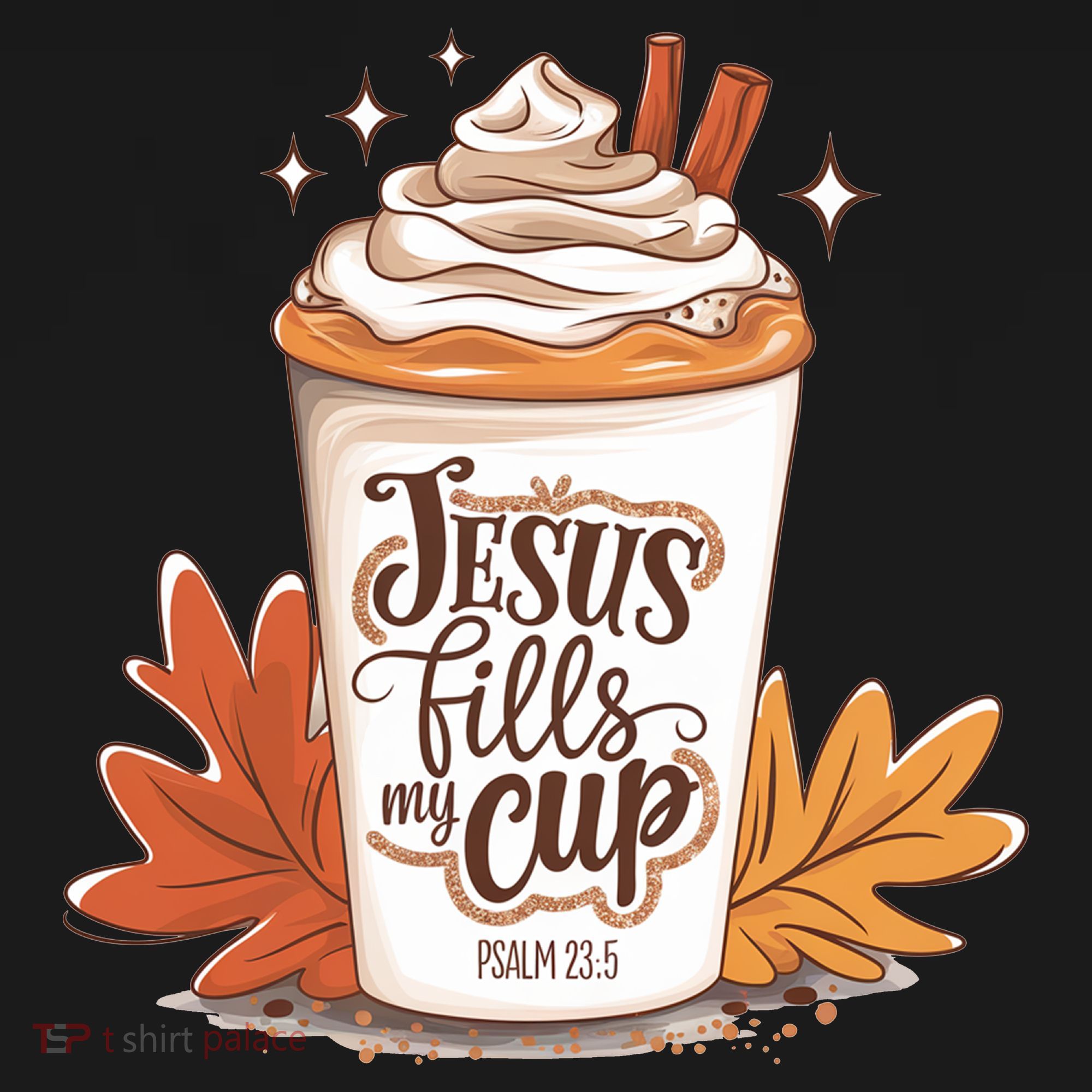 Jesus Fills My Cup Autumn Christian Visor