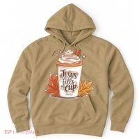 Jesus Fills My Cup Autumn Christian Hoodie thumb 0