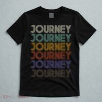 JOURNEY First Name Retro Vintage 90s Stylet T-Shirt thumb 5