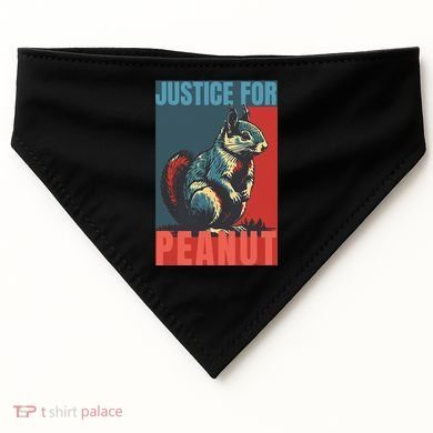 Justice For Peanut The Squirrel Peanut Squirrel USA-Made Doggie Bandana