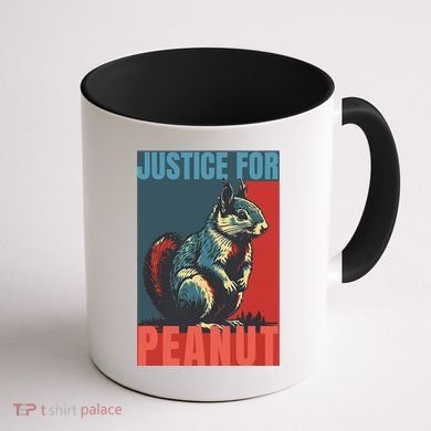Justice For Peanut The Squirrel Peanut Squirrel Coffee Mug back
