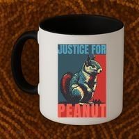 Justice For Peanut The Squirrel Peanut Squirrel Coffee Mug thumb 2