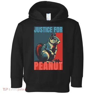 Justice For Peanut The Squirrel Peanut Squirrel Toddler Hoodie