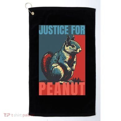 Justice For Peanut The Squirrel Peanut Squirrel Golf Towel