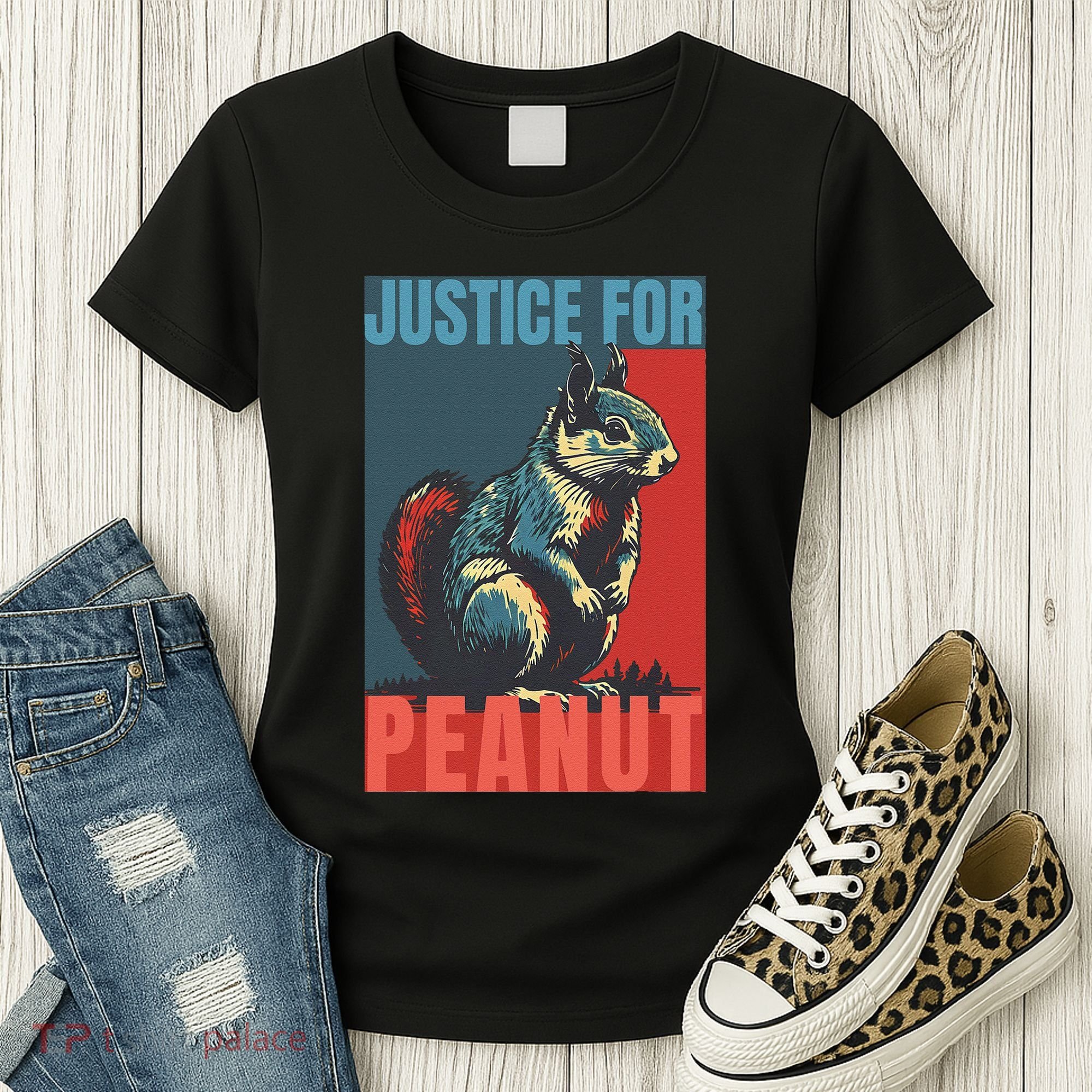 Justice For Peanut The Squirrel Peanut Squirrel Women's T-Shirt