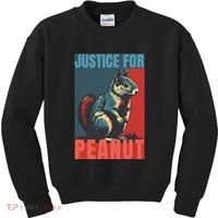 Justice For Peanut The Squirrel Peanut Squirrel Kids Sweatshirt thumb 0