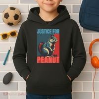 Justice For Peanut The Squirrel Peanut Squirrel Kids Hoodie thumb 2
