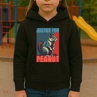 Justice For Peanut The Squirrel Peanut Squirrel Kids Hoodie thumb 3