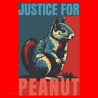 Justice For Peanut The Squirrel Peanut Squirrel Santa Hat thumb 1